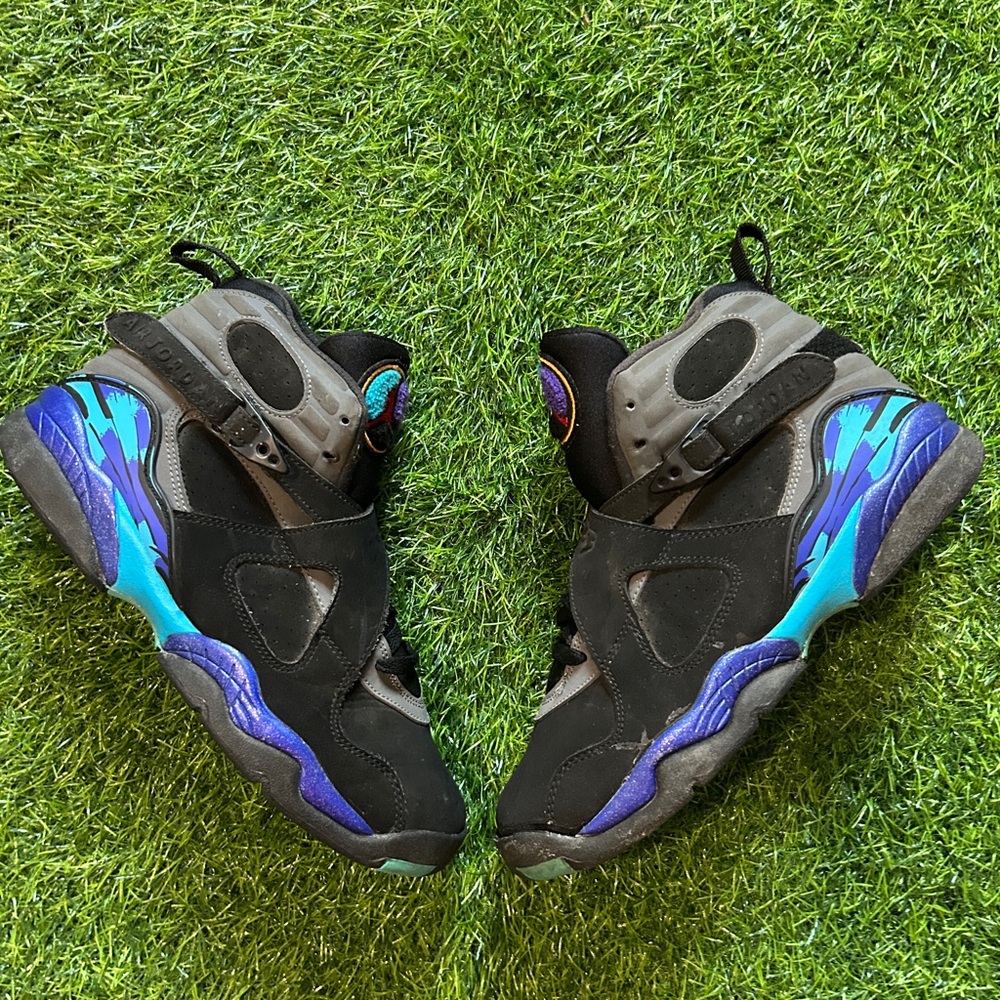 Air Jordan 8 Retro Aqua GS Size 7Y 305368-025 No Box